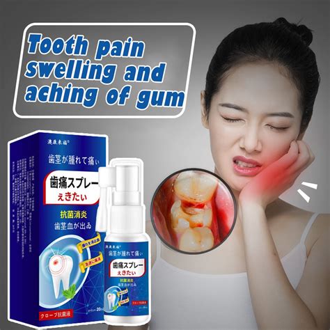 Toothache Treatment Spray Toothache Pain Reliever For Gum Inflammation Swelling Teeth Care Spray