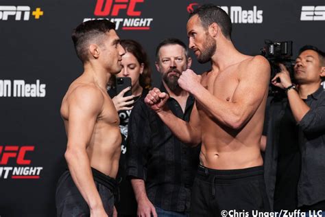 Photos Ufc Fight Night Official Weigh Ins Faceoffs Mma Underground