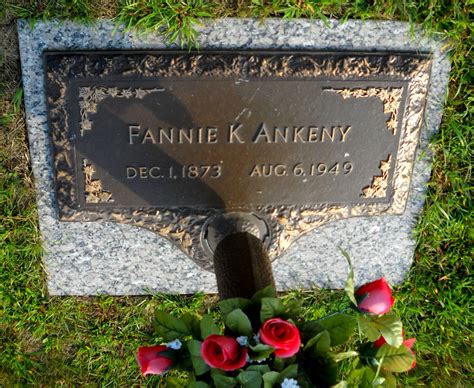 Fannie K Barnett Ankeny 1873 1949 Find A Grave Memorial