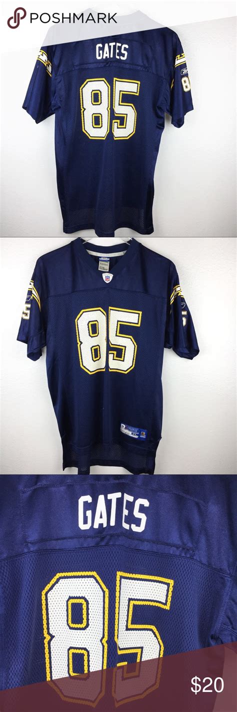 Reebok Jersey Chargers 85 Gates Youth XL Classic Reebok NFL Jersey