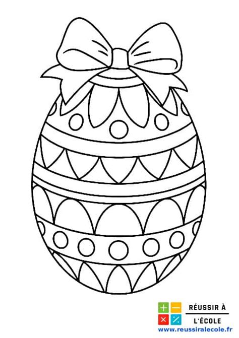 Coloriage Oeuf De Paques Gratuit Images A Imprimer Et Colorier Sans