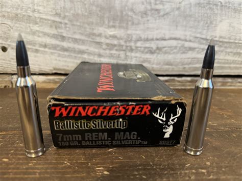 7mm Rem Mag Winchester Ballistic Silvertip 150 Gr 20 Rounds Big K Ammo