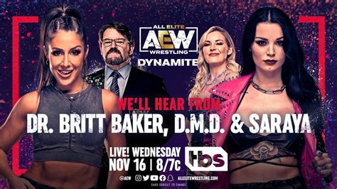 Aew Dynamite Ignite For 111622 Aew Full Gear Go Home Show