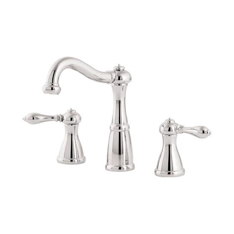 Pfister Marielle 8 In Widespread 2 Handle Bathroom Faucet In Polished Chrome Lg49 M0bc The