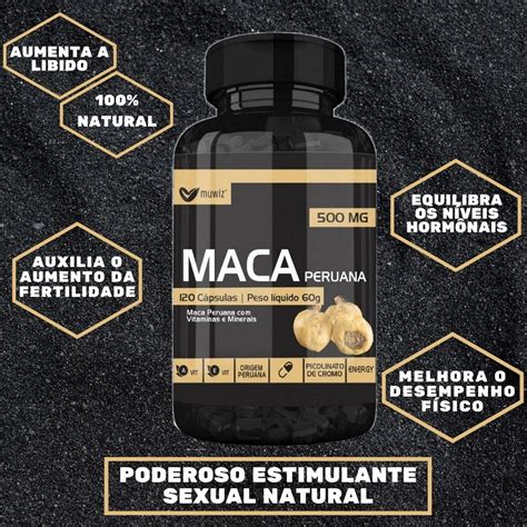 Kit 3 Maca Peruana Estimulante Promoção Natuweb