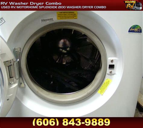 Rv Appliances Used Rvmotorhome Splendide 2100 Washerdryer Combo Rv