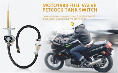 Amazon MOTO1988 Fuel Valve Petcock Tank Switch Compatible With