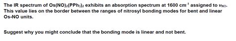 Solved The bonding of nitrogen monoxide (NO) resembles that | Chegg.com