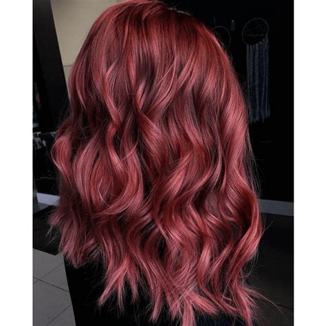 Deep Dimensional Red Wine Wine Hair Hair Styles Edgy Hair