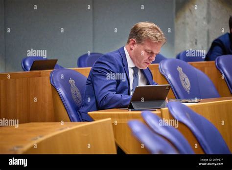 The Hague Pieter Omtzigt Nsc During The First Question Time In The