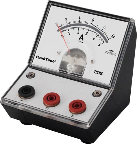 Peaktech 205 10 Amperemeter Analog Tischgerät 0 5 A 10 A Ac Bei