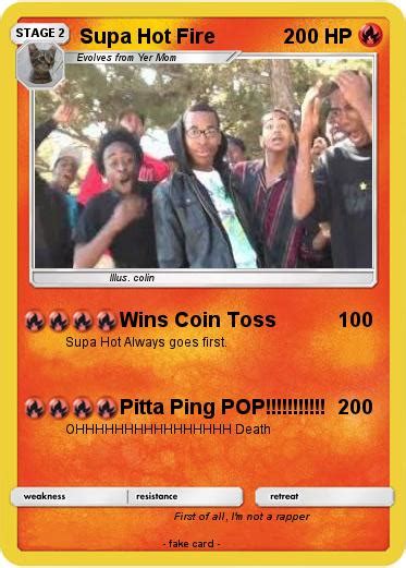 Pokémon Supa Hot Fire Wins Coin Toss My Pokemon Card