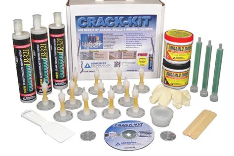 Adhesives Technology Crack Kit Concrete Construction Magazine