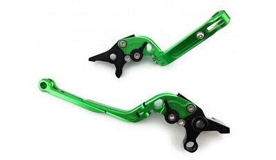 Green Foldable Flip Up Brake Clutch Avdb Levers Pair Ducati Sbk H