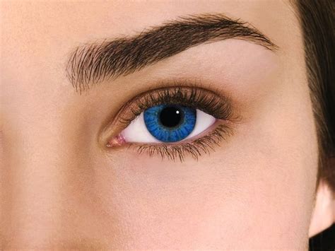 Lentilles De Couleur Bleu Brillant Pour Des Yeux Bleu Océan Air