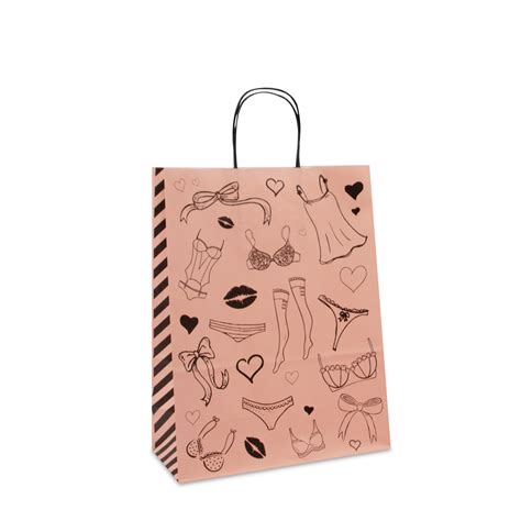 Order Twisted Paper Bags Lingerie Design FF PACKAGING