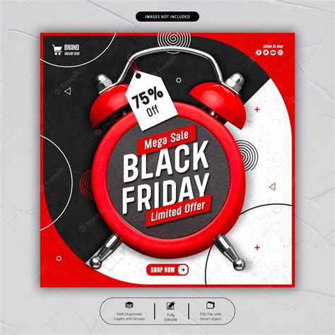 Premium Psd Black Friday Sale Social Media Post Banner Template