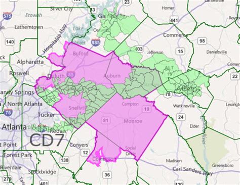 Democratic Georgia Gerrymander