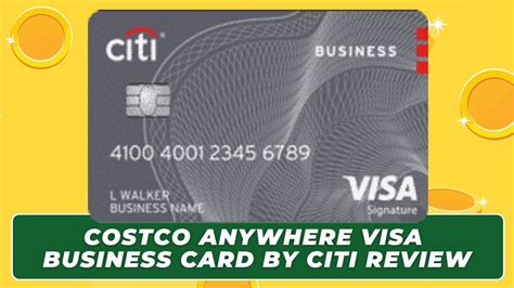 Costco Anywhere Visa Business Card By Citi Review Youtube