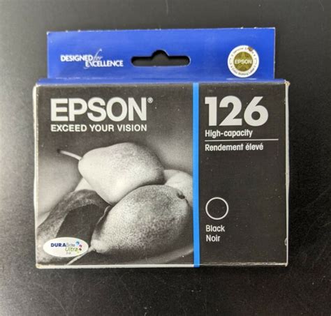 Epson 126 Black Ink Cartridge T126120 For Sale Online Ebay