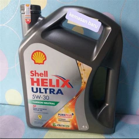 Jual Oli Mesin Shell Helix Ultra W Carbon Neutral Api Sp Liter