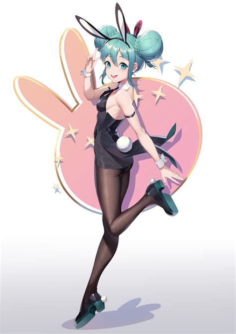 Hatsune Miku And Bicute Bunnies Miku Vocaloid Drawn By Noritamahana