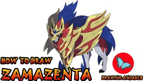 Comment Dessiner Un Pokémon Zamazenta Dessiner Des Animaux