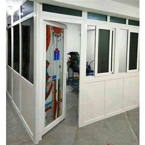 Upvc Sliding Office Partition At Rs Sq Ft Unplasticized Polyvinyl