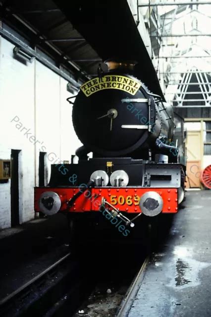 35MM RAILWAY SLIDE GWR Steam Locomotive 5069 Didcot RefH17 EUR 5 72