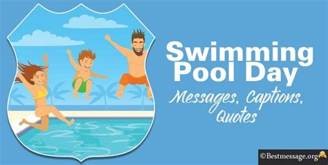 Swimming Pool Day Quotes And Captions