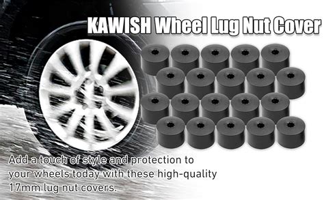 Amazon KAWISH Wheel Lug Nut Bolt Cover Caps 17mm Wheel Nut Cap