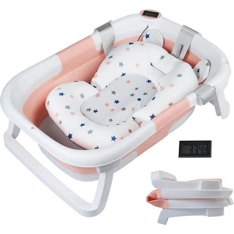 Baignoire Pliable Pour B B Honttor Avec Thermom Tre Coussin De