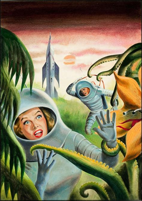 Ed Valigursky Art For The Galactic Breed By Leigh Brackett 1955 Ace