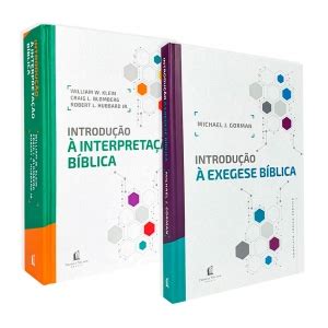 Kit Livros Introdu O A Interpreta O B Blica Exegese B Blica