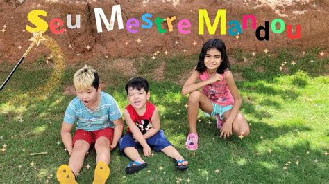 CRIANÇAS BRINCANDO DE MESTRE MANDOU Vídeo Infantil YouTube