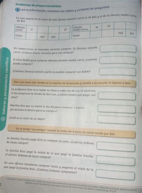 P Gina De La Gu A Leirem De Quinto Grado Resuelta Y Con Operaciones