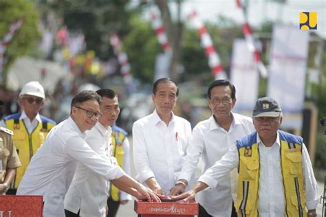 Presiden Ri Jokowi Resmikan Ruas Inpres Jalan Daerah Di Provinsi Diy