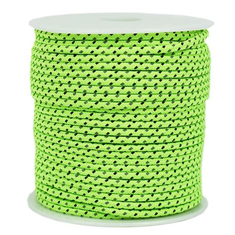 Satın Alın 20m Survival Paracord 4mm Reflective Camping Parachute Cord