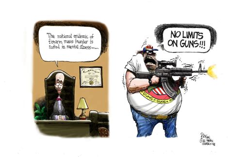 Gun Control Mental Health Political Cartoons