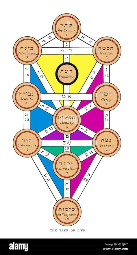 árbol de la vida kabbalah sefirot sefer yetzirah árbol texto