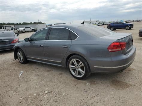 2015 Volkswagen Passat Sel Photos Tx Houston Repairable Salvage Car Auction On Thu Dec 21