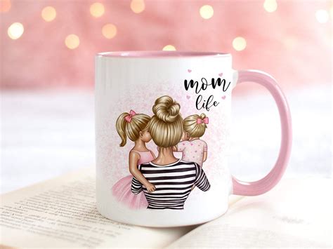 Personalisierte Tasse Mama Mit Kind Mutter Tochter Mami Sohn