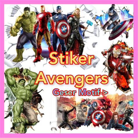 Jual Wallstiker Wallsticker Wall Paper Sticker Stiker Dinding Superhero