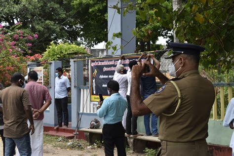 Jaffna Police Chief In Direct Surveillance Of Remembrance Vigils