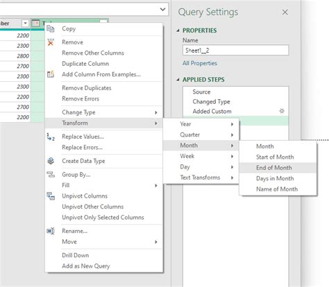 Working With Today S Date In Power Query