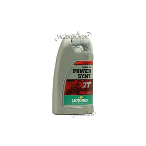 MOTOREX Power Synt 2T vollsynthetisches Motorrad Motoröl 1l ...