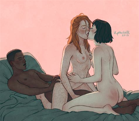 Rule 34 1boy 2girls Blaise Zabini Breast Grab Closed Eyes Dark Skinned Male Freckles Ginny