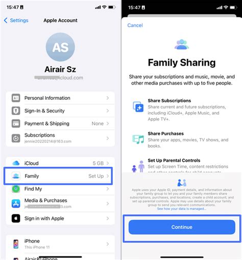 Comment Configurer Le Partage Familial Sur Iphone Et Lutiliser