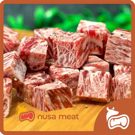 Beef Saikoro Wagyu Meltique Cubes Premium Daging Sapi Saikoro