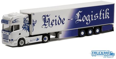 Herpa Heide Logistik Scania R13 TL Kühlkoffer Sattelzug 944618